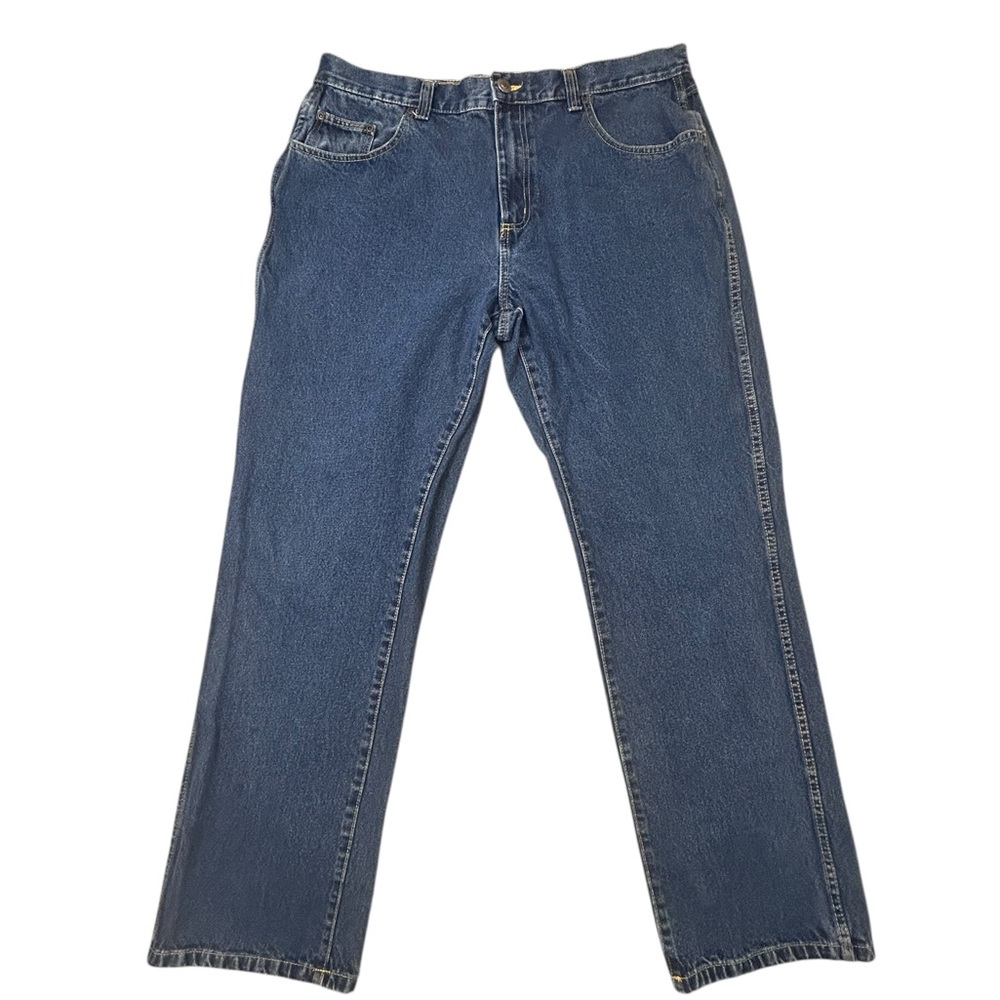 Redhead Men’s Relaxed Fit Straight Leg Jeans 40x34 Classic‎ Wash